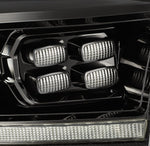 09-18 Ram Truck LUXX-Series (5th Gen 2500 Style) LED Projector Headlights Alpha-Black