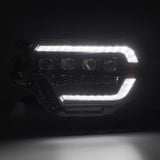 12' - 15' Toyota Tacoma Alpharex LED Nova Series Headlights (Clear DRL)