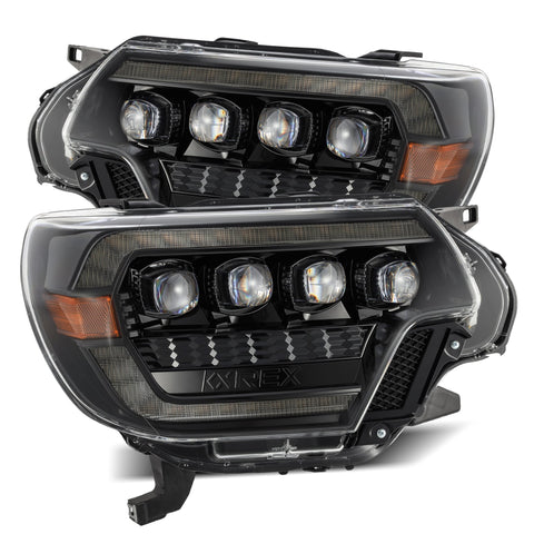 12' - 15' Toyota Tacoma Alpharex LED Nova Series Headlights (Tinted DRL)