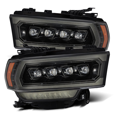 19' - 22' RAM Alpharex NOVA Series Apha-Black LED Projector Headlights (HD ONLY)