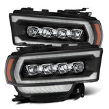 19' - 22' RAM Alpharex NOVA Series Black LED Projector Headlights (HD ONLY)