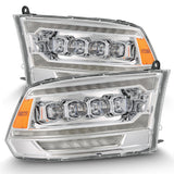 09' - 18' RAM LED Alpharex NOVA-Series Chrome (5th Gen HD Style) Headlights