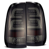 99' - 16' Ford F250/350 Superduty Alpharex PRO-Series LED Tail Lights (Jet Black)