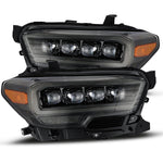 16' - 22' Toyota Tacoma Alpharex NOVA Series LED Projector Headlights (Alpha Black)