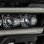 16' - 22' Toyota Tacoma Alpharex NOVA Series LED Projector Headlights (Black Touch of Chrome)