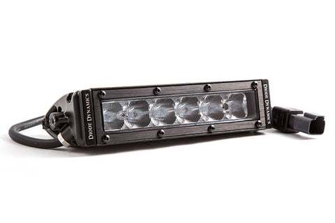 6" SAE/DOT White LED Light Bar by Diode Dynamics